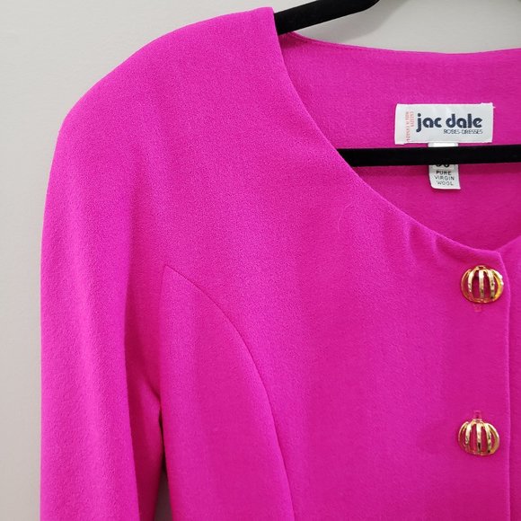 Vintage Pink Midi Dress - Picture 4 of 9